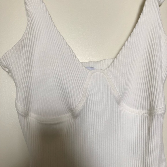 WHITE Clove Tie Up Bodysuit - Picture 4 of 9
